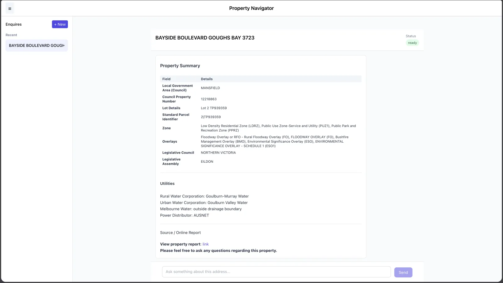 Blueprint AI — Property Navigator
